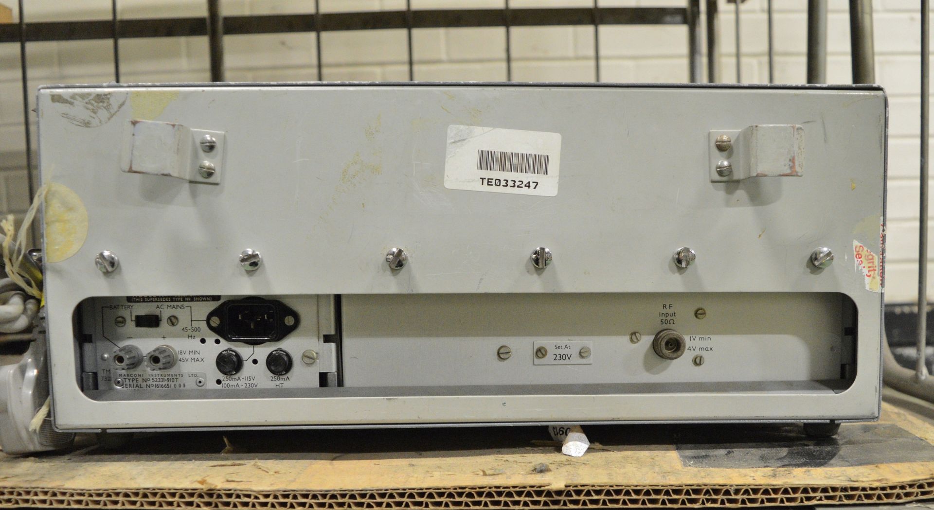 Marconi TF 2331A Distortion Factor Meter Unit - Image 3 of 3