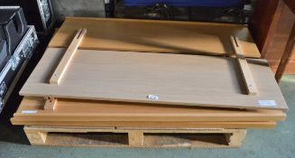 5x Wooden Bed Headboards L1400 x H900mm