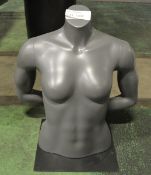 Female Grey Top Body Section Display Mannequin