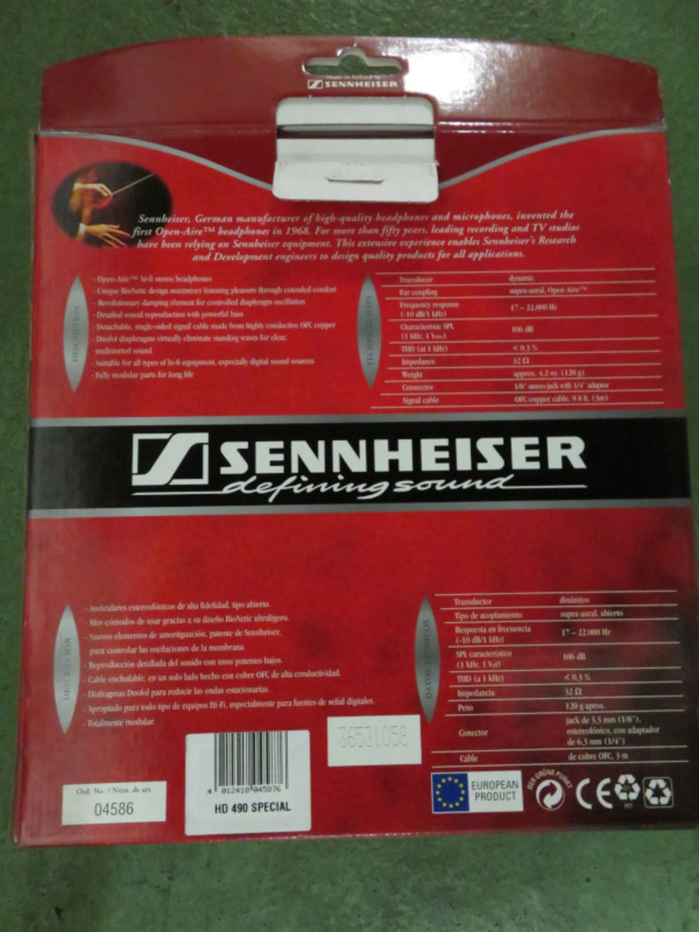 Sennheiser Classic HD 490 Headphones - Image 2 of 2