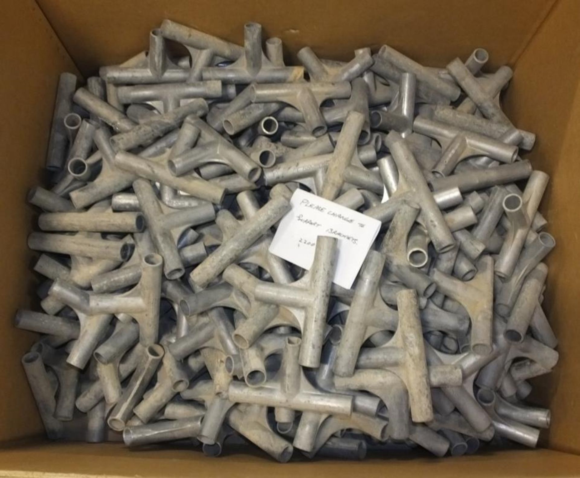 T-Shaped Aluminium Cast Support Brackets - unknown quantity