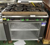 Falcon Natural Gas 6 Burner Top - L900 x W930 x H970mm