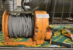 Maxpull Type GM20 Winch Drum Hand With Wire Cable - Max 2000kg - with 1 handle