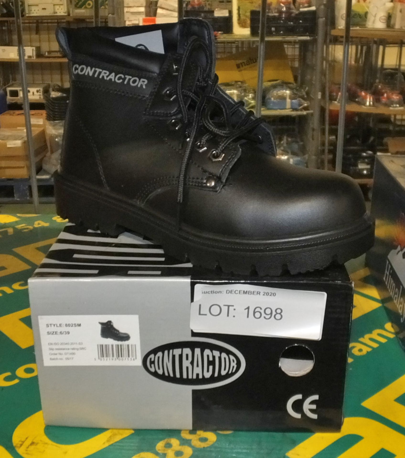 Safety boots - Contractor safety boot 802SM - UK6 / 39 Euro