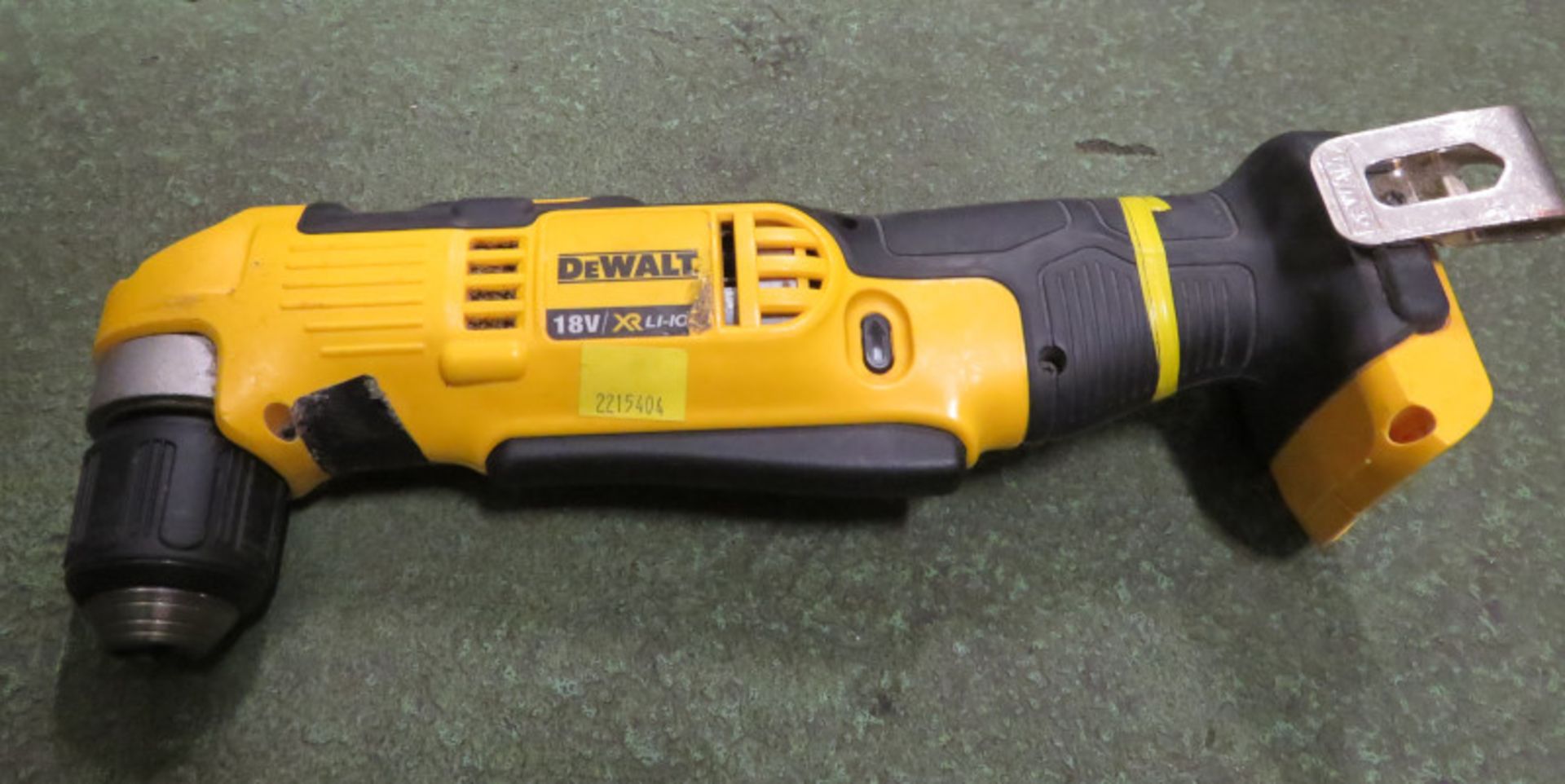 Dewalt DCD740 right angle drill, 18V / XR Li-Ion with charger, 1 battery