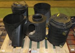 5x Scania Air Filter Housings