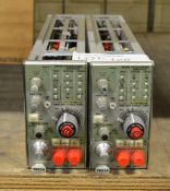 2x Tektronix Dual trace Amplifiers - 7B53A