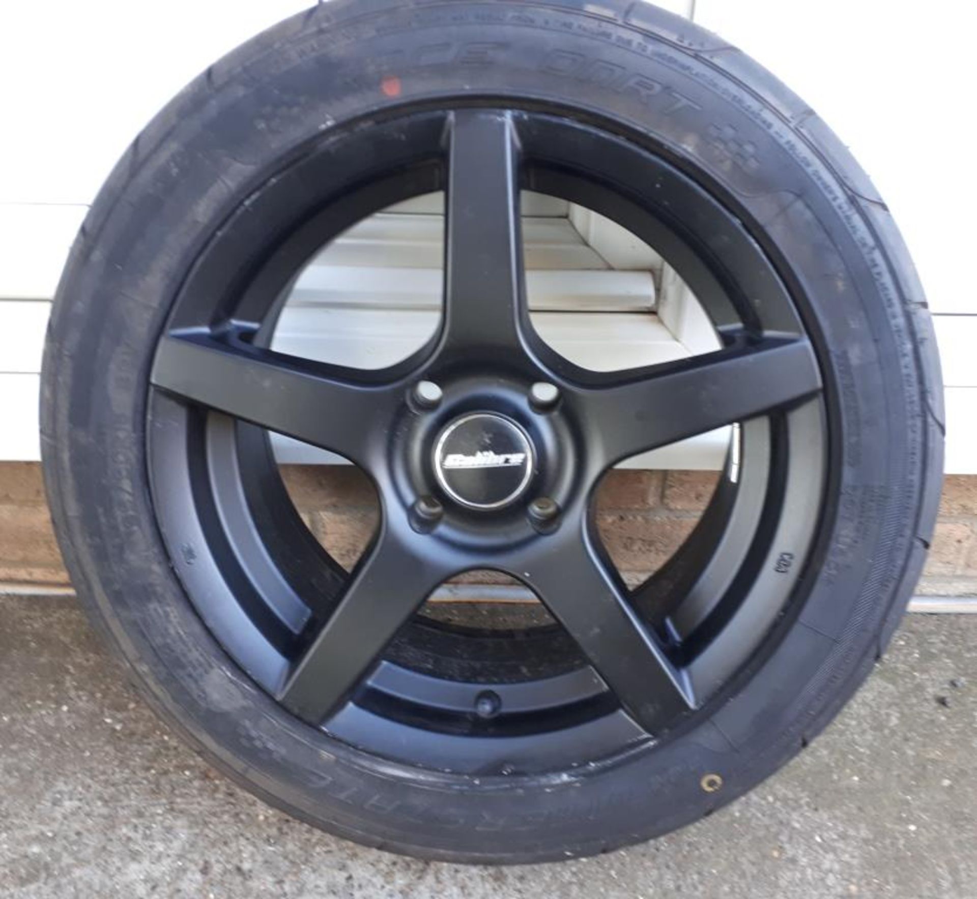 As New 15 inch Alloy wheels 195 / 50 soft compound track day tyres Ford fitment Fiesta ST 150 - Image 2 of 4