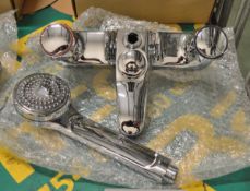 Bristan Club Luxury Bath Shower Mixer Taps - Chrome Plated