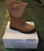 Safety boots - Tan W/L Rigger boots 2413 - UK9