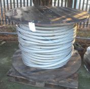 Static seal mesh covered heavy duty pipe with flange connector ends - unknown length