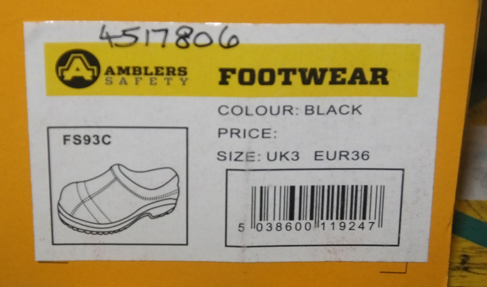 Safety shoes - Ambler FS93C - UK3 / Euro36 - Image 2 of 2