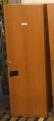 Single Door Cabinet - Wood Effect - 600 x 600 x 1800mm