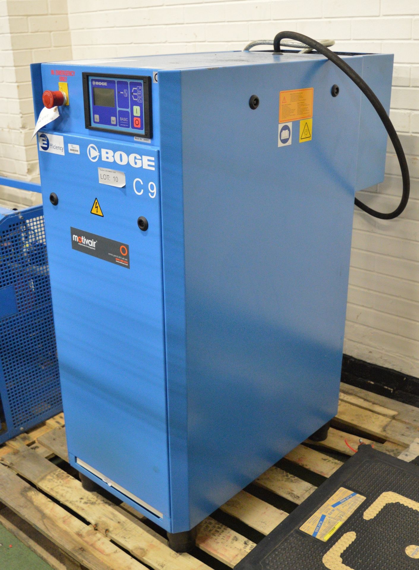 Boge C9 Air Compressor Unit - Image 2 of 5