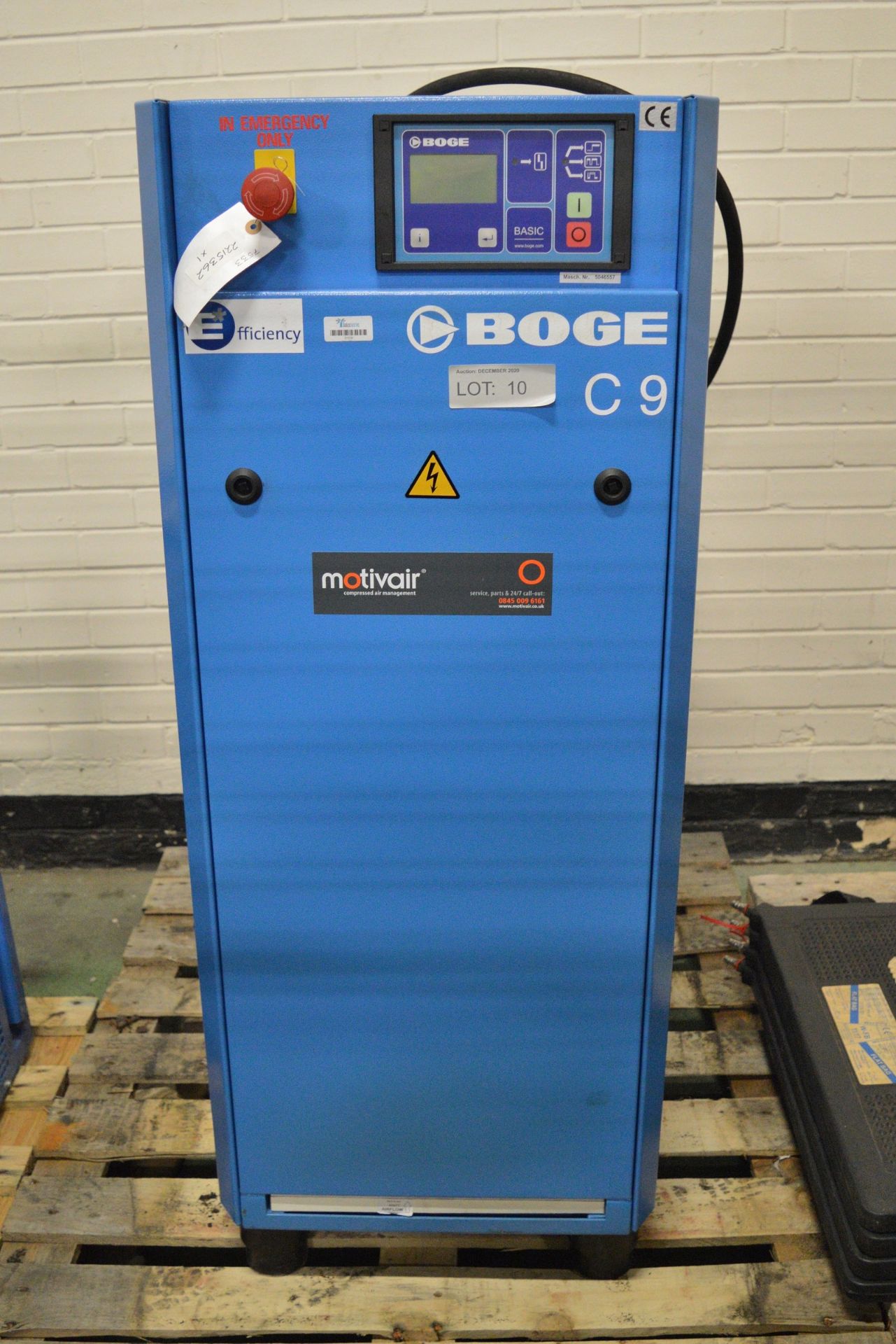 Boge C9 Air Compressor Unit