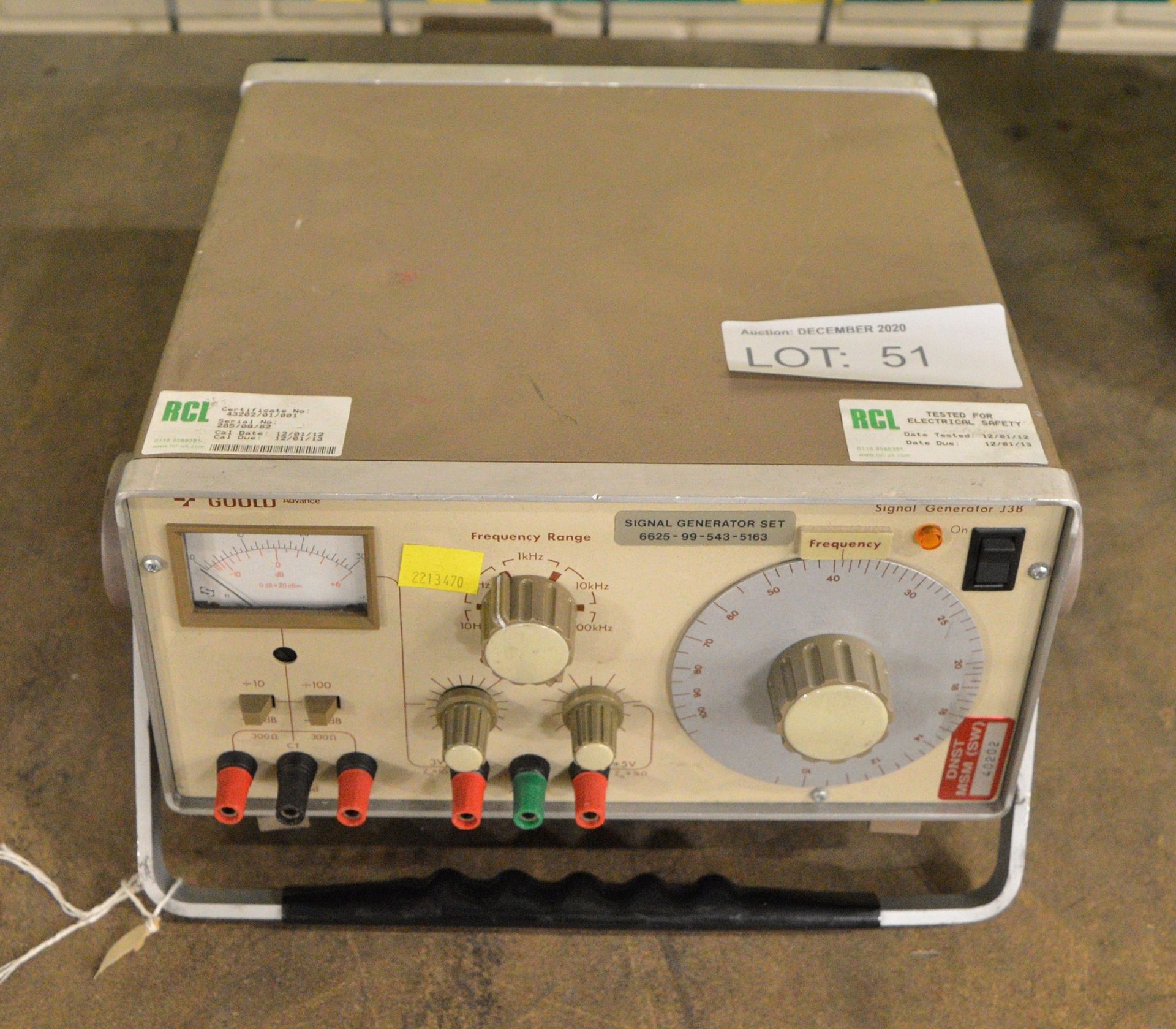 Gould J3B Signal Generator - NSN 6625-99-543-5163