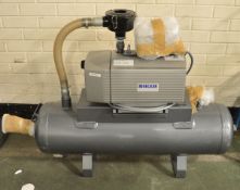 Becker Vacuum Pump D80 5Y4 TP with 60ltr Rednal Pneumatics Welded Pressure Vessel