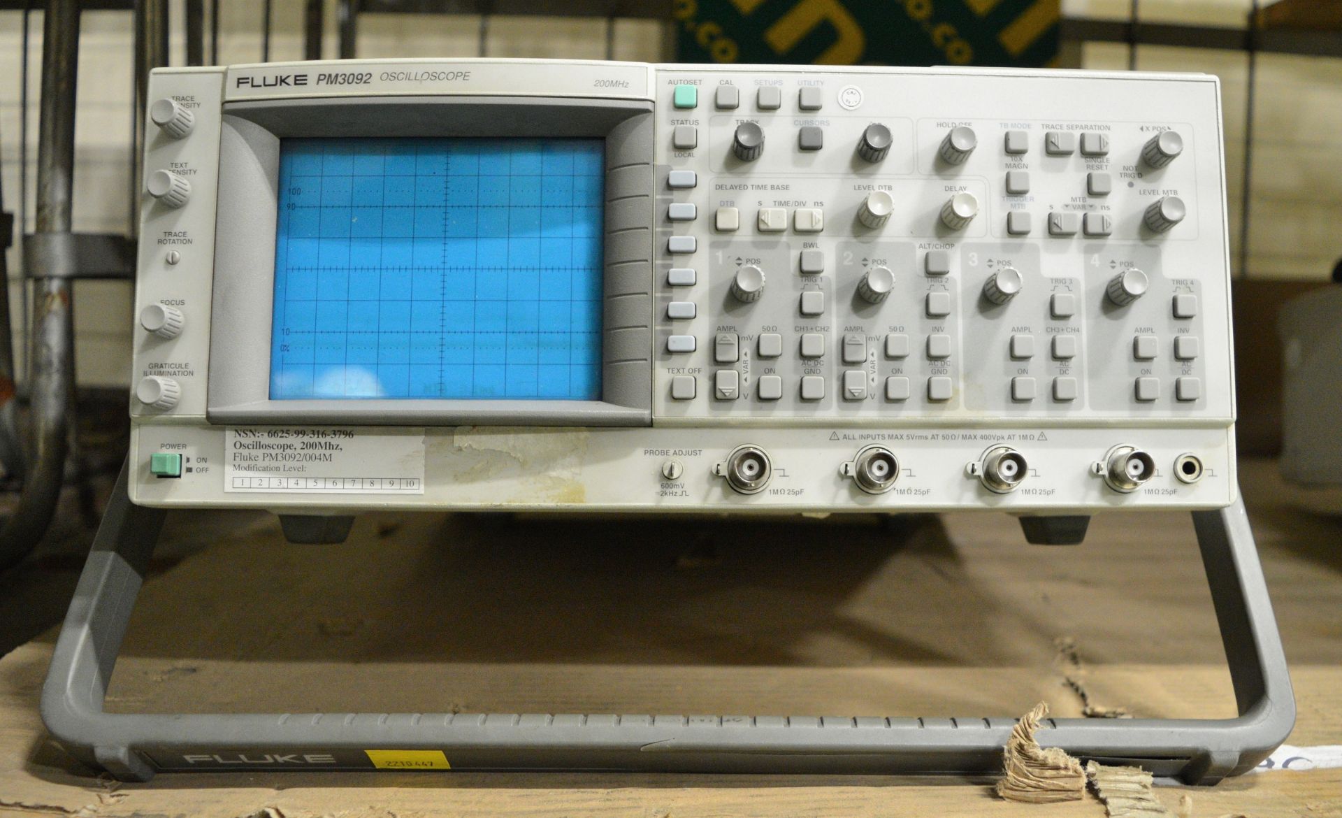 Fluke PM3092 Oscilloscope Unit - Image 2 of 2