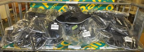 20 pairs of plastic sandals - various sizes