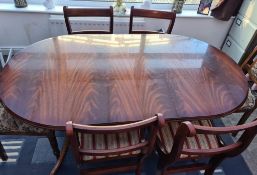 Wooden dining table & 4 chairs