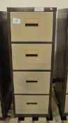 4 Drawer Filing Cabinet - L470 x W620 x H1320mm