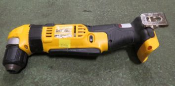 Dewalt DCD740 right angle drill, 18V / XR Li-Ion with charger, 1 battery