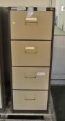 4 Drawer Filing Cabinet - L470 x W620 x H1320mm