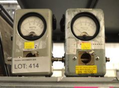 2x Bird Thruline 43 Wattmeters - 50 Ohms - no elements