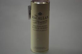 The Macallan Unfiltered Cask Strength Single Highland Malt Whisky, distilled 27th December 1990