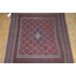 A Baluchi rug, 122cm x 118cm