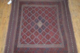 A Baluchi rug, 122cm x 118cm