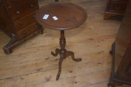 A 19thc style mahogany wine table