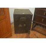 A 19th/20thc fire safe by Alexander Adam of Falkirk, no key, currently locked