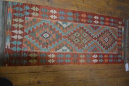 A Chobi kilim rug, 150cm x 60cm