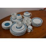 A Thomas, Germany vintage part coffee and dinner service comprising coffee pot, sugar, cream,