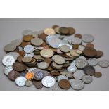 A large collection of British coinage and decimal coinage, Irish, American etc. (a lot), £20-30