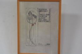 After Charles Rennie Mackintosh, Meister der Innen Kunst, lithographic print (52cm x 38cm), £20-40