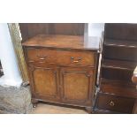 A figured walnut chest, the rectangular top with crossbanded border and moulded edge, above a single