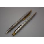 A Mont Blanc Noblesse stainless steel pen and pencil set, £50-70