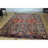 A Louis de Poortere Marco Polo machine made allover design carpet, red ground, complete with