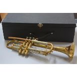 A Selmer of Paris Invicta trumpet, serial no. 2373 c.1938, complete with box (no mouthpiece) (slight