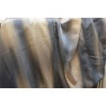 A Zoffany Atmosfera Midnight/Copper bolt of from the Edo range, ref:332449, extra wide fabric: the