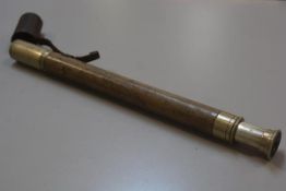 A W Ottway & Co. Ltd Ealing, London two draw telescope with lens, shade protector and original