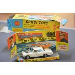 Corgi Toys 497, The Man from Uncle, Gun Firing Thrush-Buster, in white, with inner card display