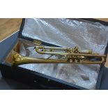 A Selmer of Paris Invicta trumpet, serial no. 2373 c.1938, complete with box (no mouthpiece) (slight