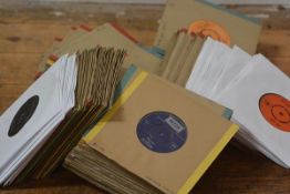 A box containing approximately 200 45rp singles, mostly 1960's, including The Monkeys, The