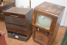 A vintage Defiant television receiver, 1950's; together with a Decca Model 1000 Projection