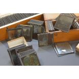 An extensive mixed collection of late 19th/early 20th century lantern slides, wide variety of topics