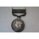 An India Medal (1895-1902) medal, Punjab Frontier 1897-98 clasp, to 4935 Pte. J.