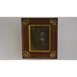 Kate Cameron RE RSW (1874-1965), Floral Study, in oak and brass mounted frame, signed lower left K.